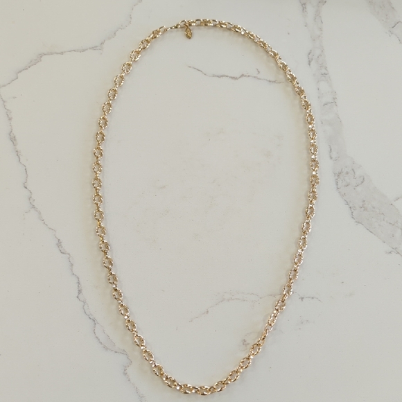 Ann Taylor Factory Jewelry - Ann Taylor Factory Classic Gold Rope Chain Necklace for Women NWOT